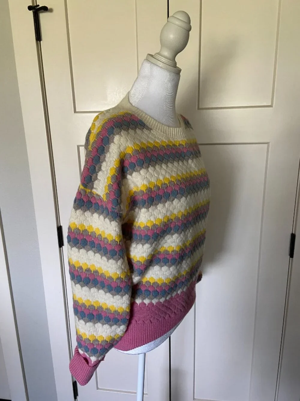 Absolutely Multi Color Pattern Knit Sweater Size Medium - Picture 2 of 4